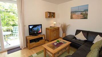 Een smart-tv en een dvd-speler