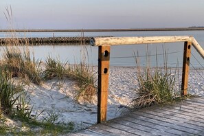 Tæt på stranden
