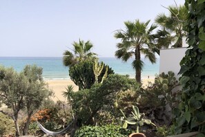 Accommodatie ligt op het strand