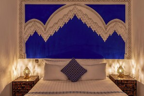 Majorelle Deluxe Triple Room | Egyptian cotton sheets, premium bedding, memory-foam beds, in-room safe