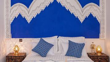 Majorelle Deluxe Triple Room | Seprai katun Mesir, seprai premium, busa memori, dan brankas