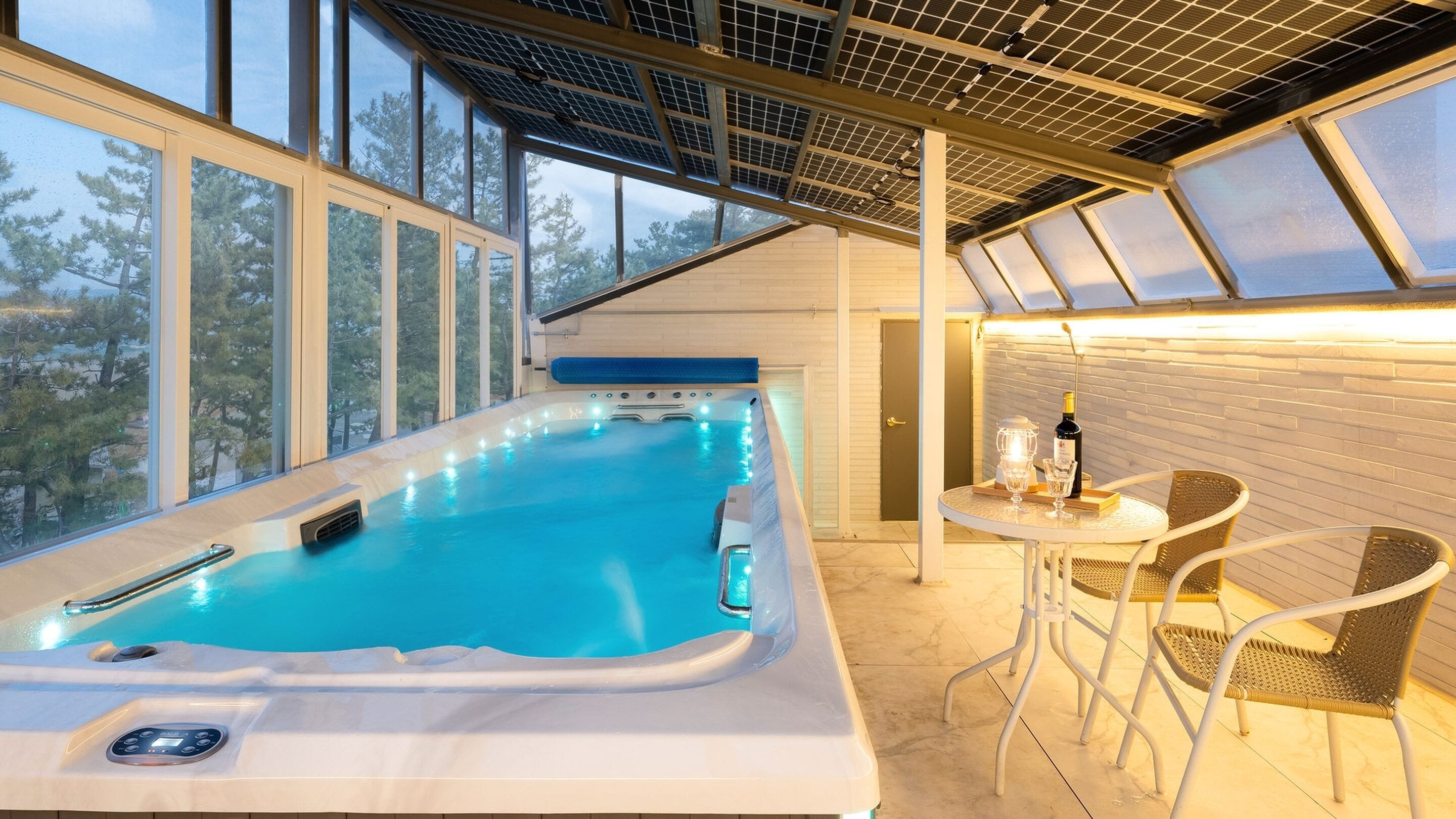 Chambre, 1 chambre (B(Dokchae,Poolvilla,BBQ)) | 1 chambre, Wi-Fi gratuit