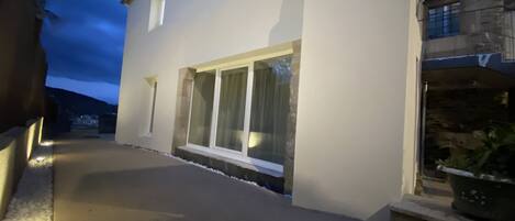 Façana frontal de l'allotjament