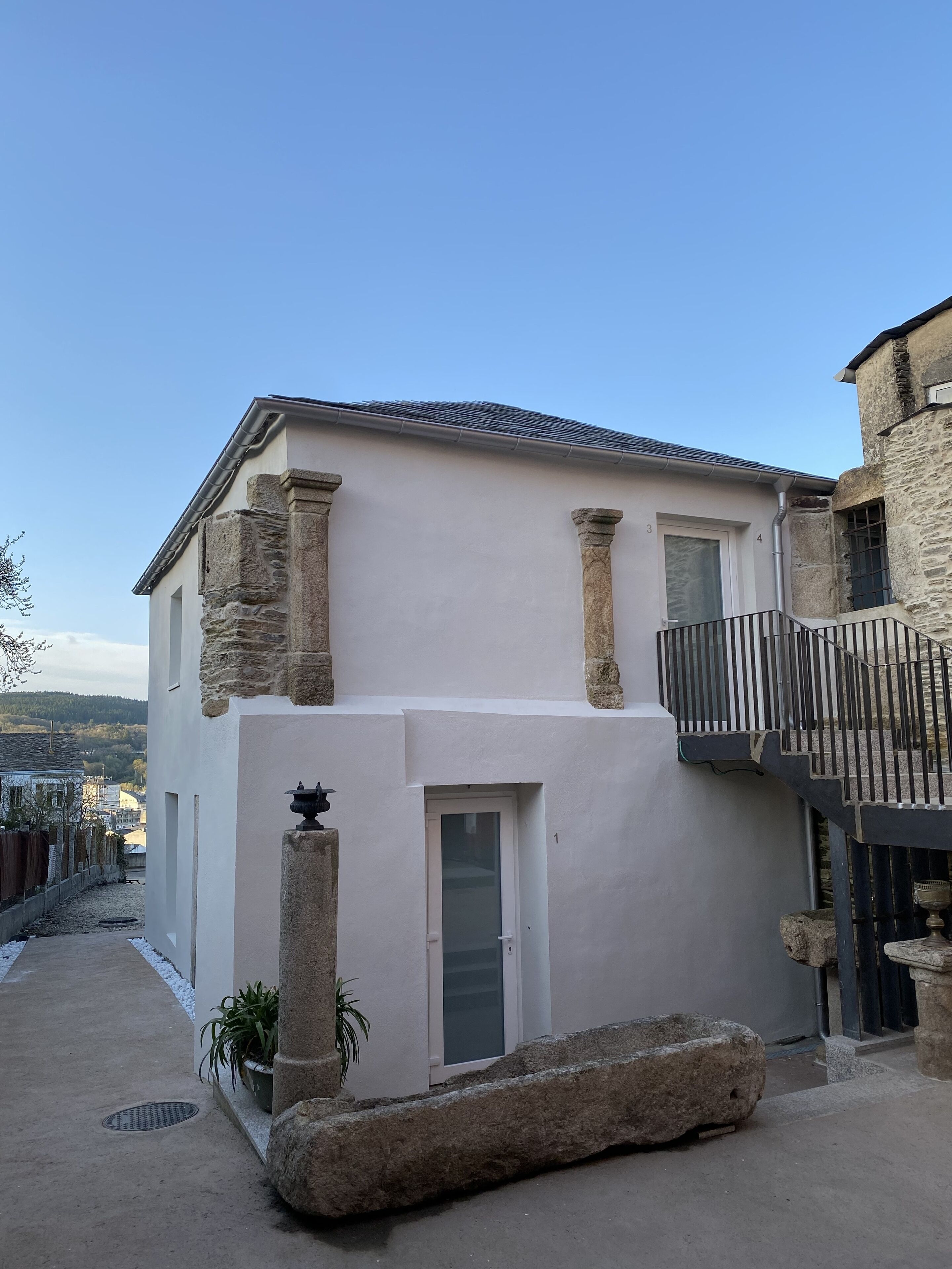 Voorkant van accommodatie