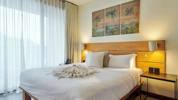 Superior Room, Pool View | Premium bedding, minibar, individually decorated, individually furnished