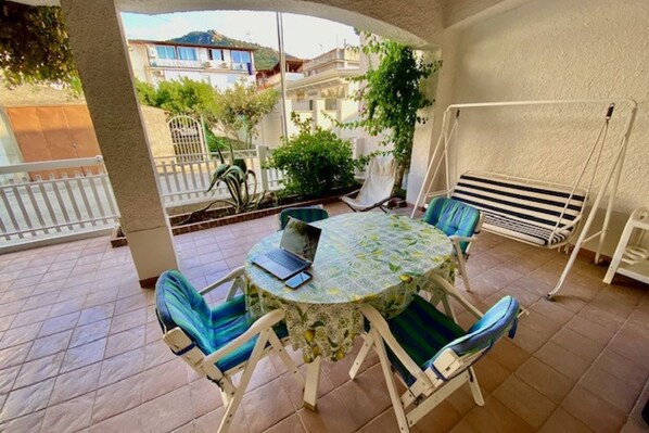 Restauration en plein air