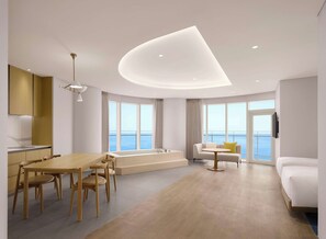 極品客房, 2 張單人床, 海景 | 客房內保險箱、筆電工作空間、免費搖籃/嬰兒床、免費無線上網