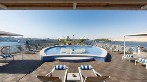 Outdoor pool, open 9:00 AM to 5:00 PM, sun loungers - Orient Grand Rose Nile Cruise - Every Saturday from Luxor for 07 & 04 Nights - Every Wednesday From Aswan for 03 Nights (Luxor)