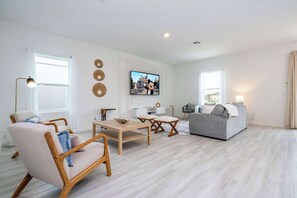 TV, DVD player, stereo, offices