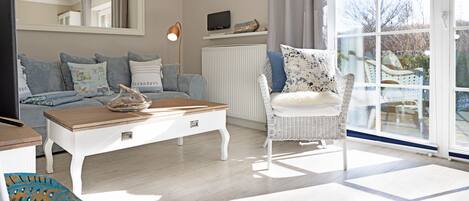 TV, DVD player, stereo