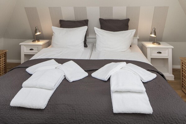 2 quartos, Wi-Fi de cortesia, roupa de cama