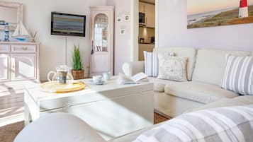 TV, books, stereo