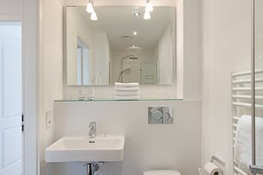 Hair dryer, towels