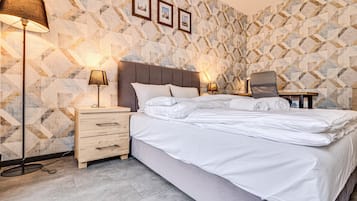 Lägenhet City | 1 sovrum, strykjärn/strykbräda, gratis wi-fi och sängkläder