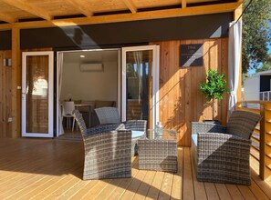 Mobil Karavan (Two bedroom mobile home with Terrace) | Lounge