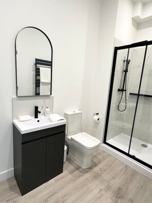 SĂšche-cheveux, serviettes fournies, savon, papier toilette