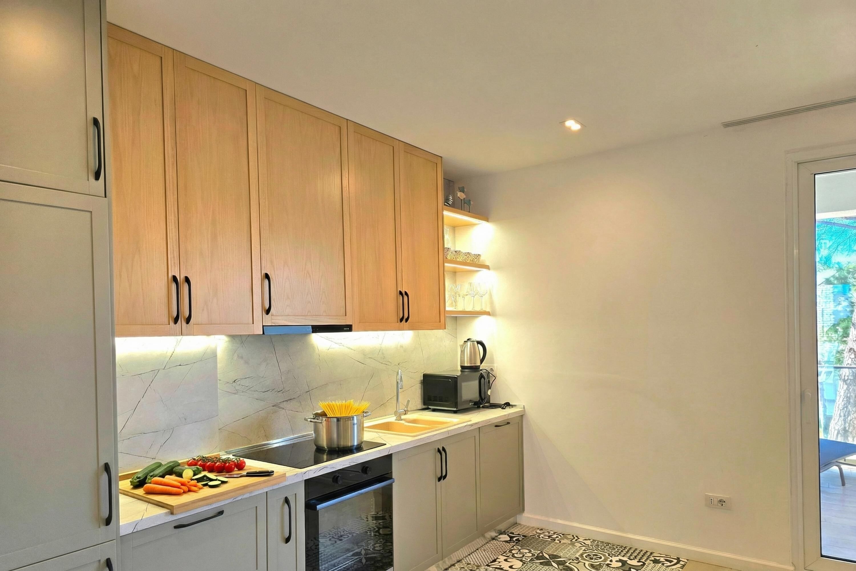 Familienapartment, Mehrere Schlafzimmer (San Pietro Serenity Home) | Eigene Küche