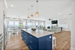 Interior - Experience beachfront luxury at Seaclusion, Oak Island's 10-bedroom retreat. (Oak Island)