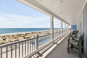 Property grounds - Experience beachfront luxury at Seaclusion, Oak Island's 10-bedroom retreat. (Oak Island)