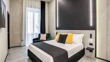 Camera Deluxe | 1 camera, copriletto in piuma, con stile personalizzato