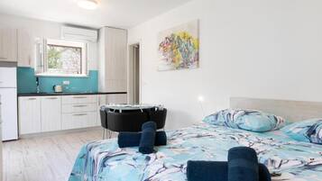 House (Four bedroom Holiday Home with Terrac) | Private kitchen | Fridge