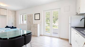 House (Four bedroom Holiday Home with Terrac) | Private kitchen | Fridge