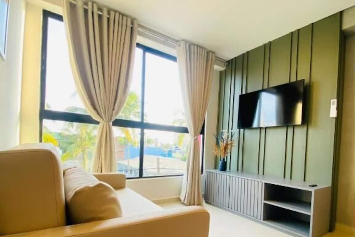 LÀgenhet Deluxe - utsikt mot staden | Utsikt frÄn rummet