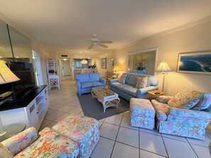 TV, DVD player - Newly redecorated Gulf front 2 Bed/ 2Bath (Sarasota)