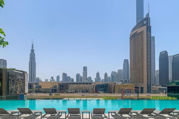 Pool - Exquisite 1BR at Downtown Views II T2 Downtown Dubai by Deluxe Holiday Homes (Dubai)