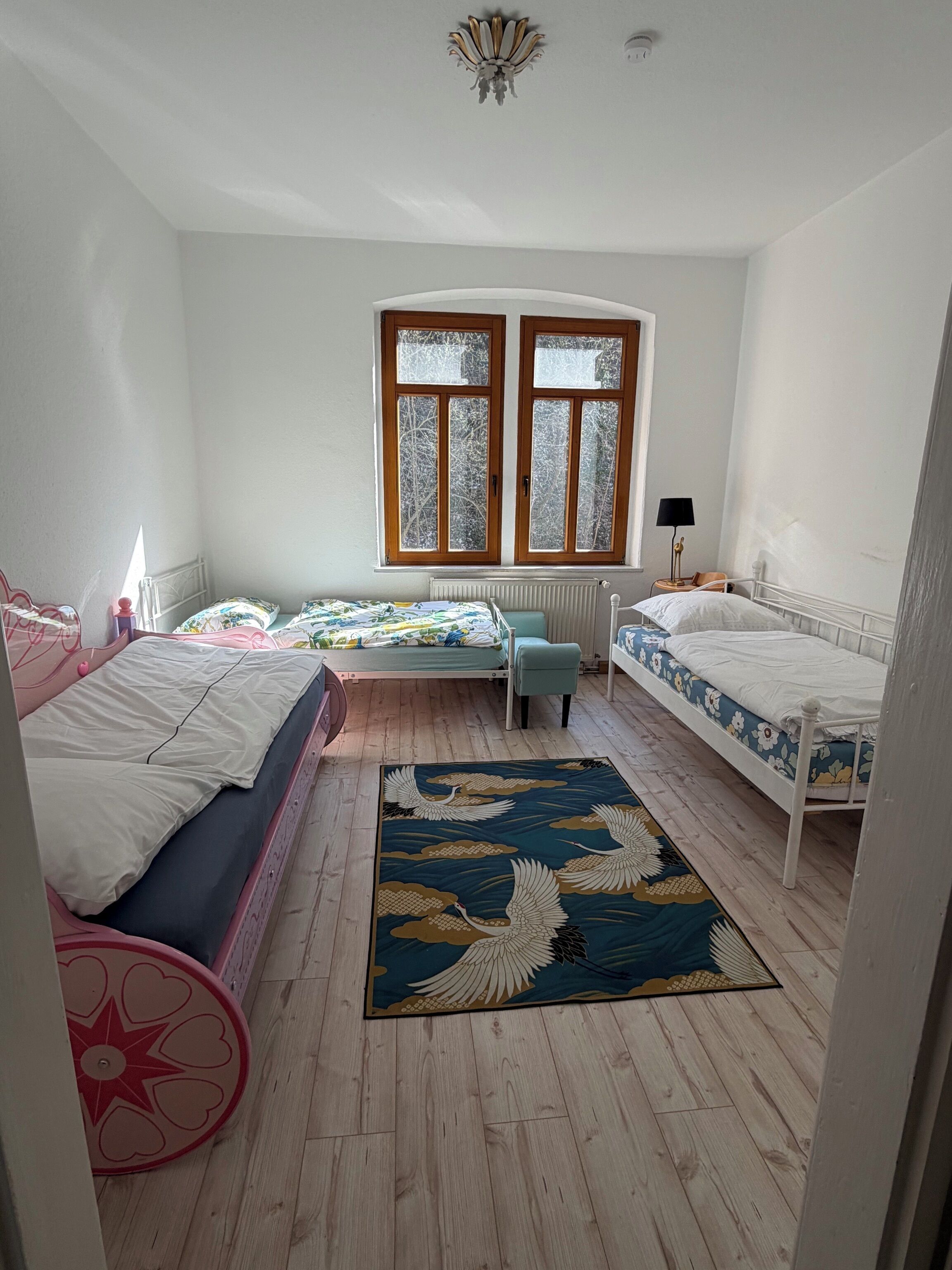 3 habitaciones, escritorio y wifi 