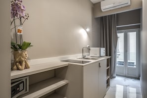 Firemannsrom – deluxe | Eget kjøkken | Kaffetrakter/tekoker og vannkoker