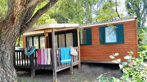 Terrace/patio - Camping la Célestine (Beynes)