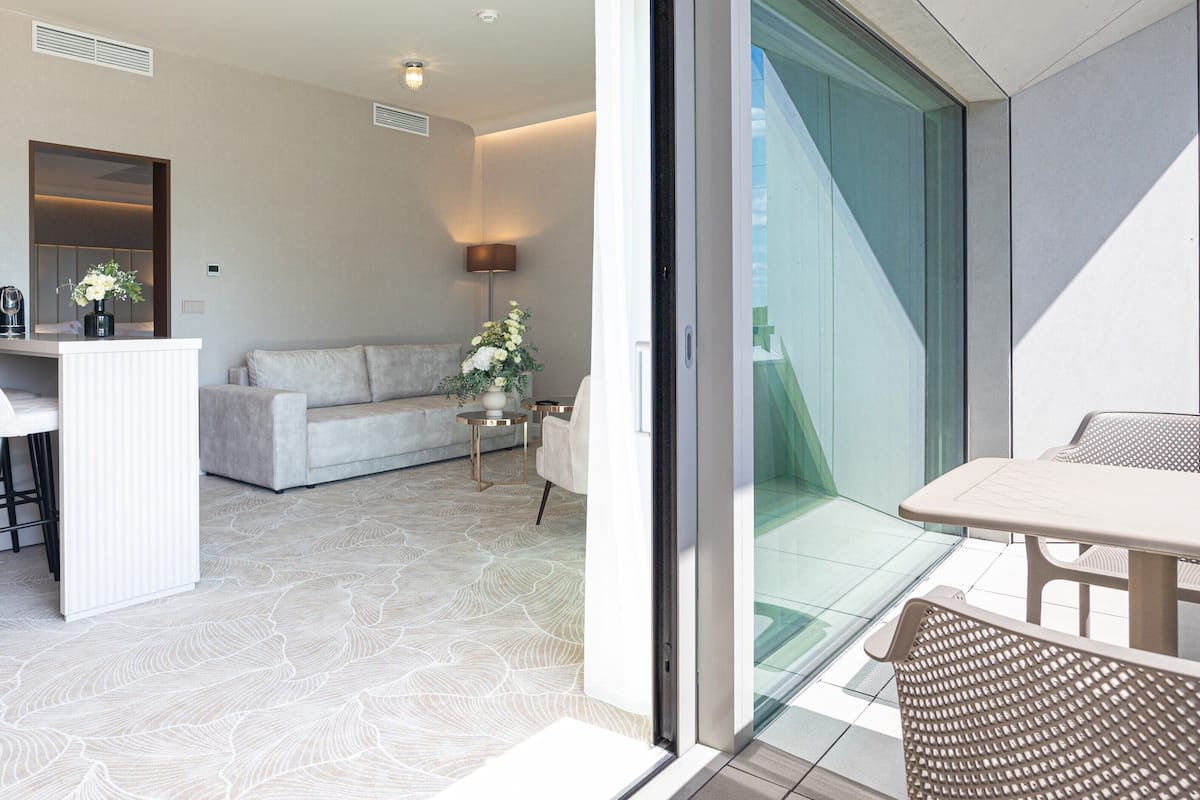 1 habitación, minibar, caja de seguridad en la habitación y escritorio