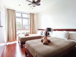 Family Condo | 1 bedroom, soundproofing, free WiFi, wheelchair access