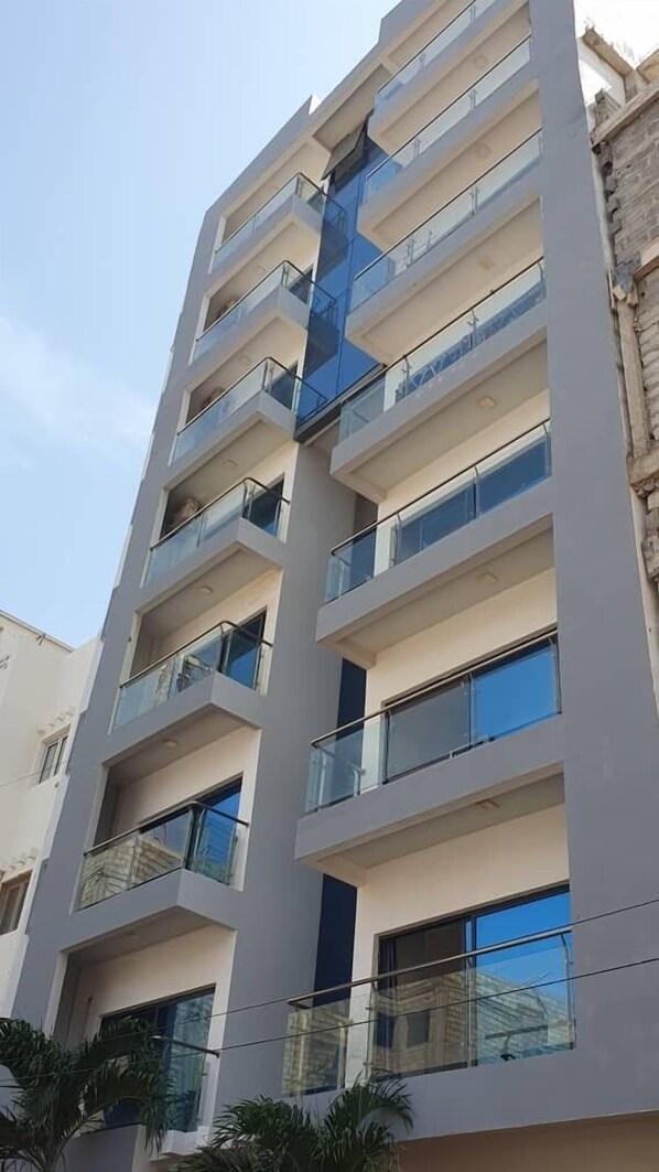 Fassade der Unterkunft