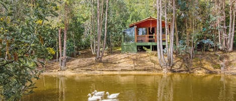 Comfort Cabin, 1 Queen Bed, Balcony, Lake View