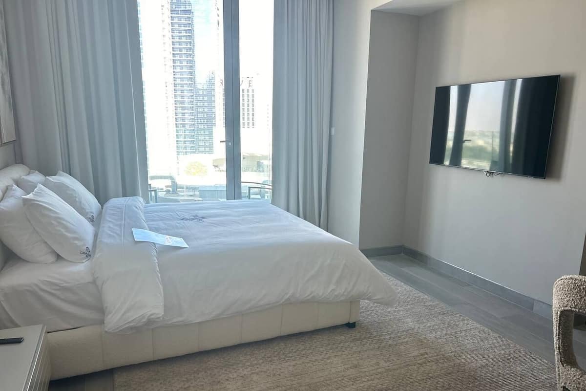 Honeymoon appartement | 1 slaapkamer, luxe beddengoed, bedden met traagschuimmatras