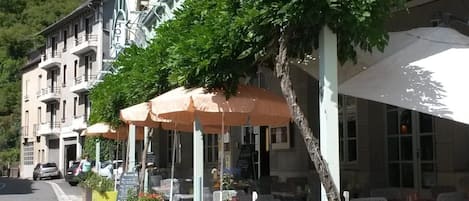 Majoituspaikan julkisivu