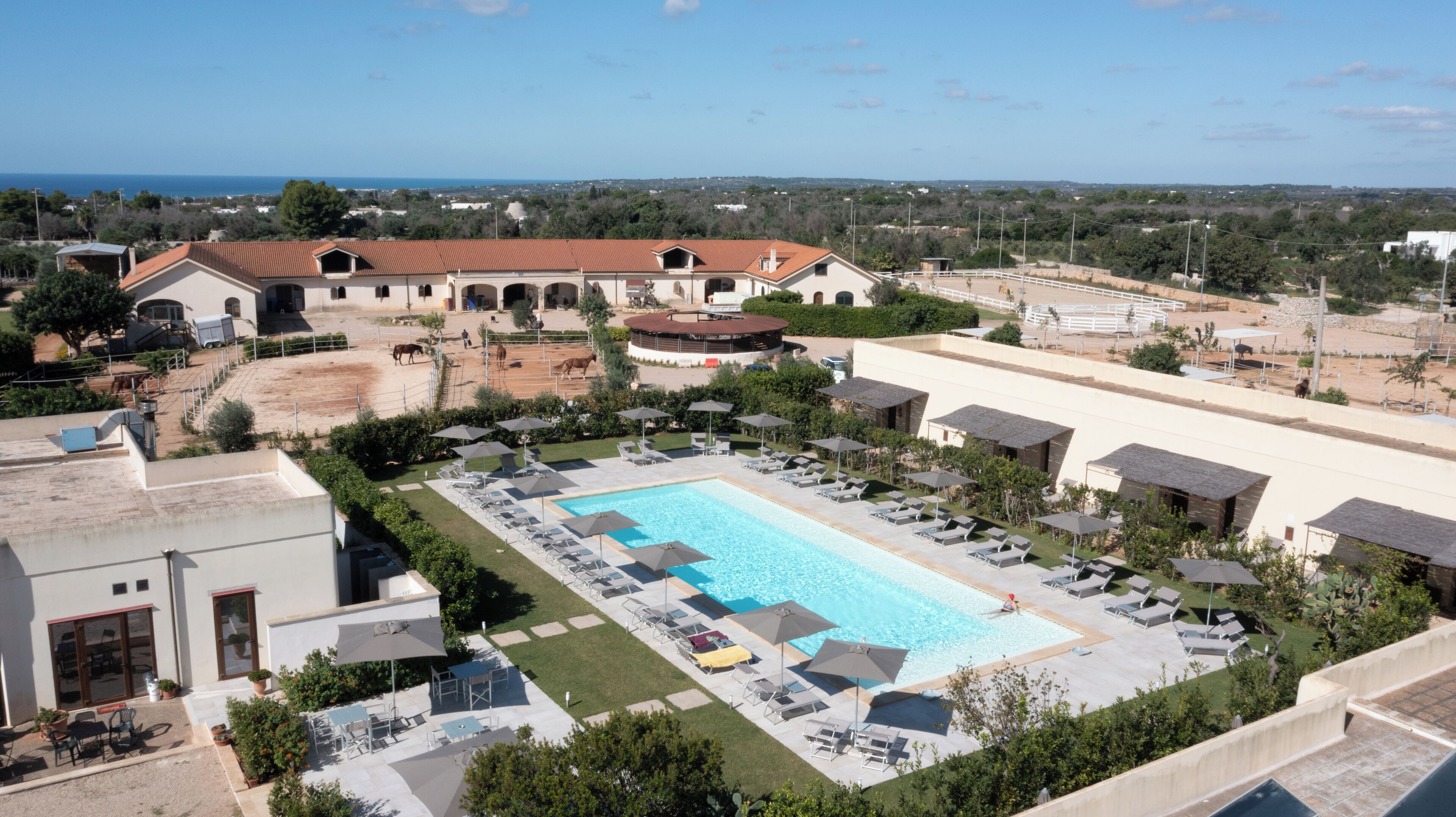 Seasonal outdoor pool