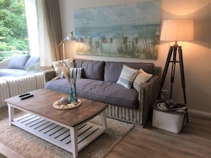 Älytelevisio, DVD-soitin, kirjoja, stereot