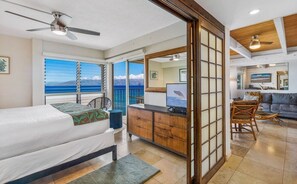 3 bedrooms, free WiFi, bed sheets - 3BR/2BA OCEANFRONT - Nohonani 403 -  Stunning Views From Every Room, AC & Pool (Lahaina)