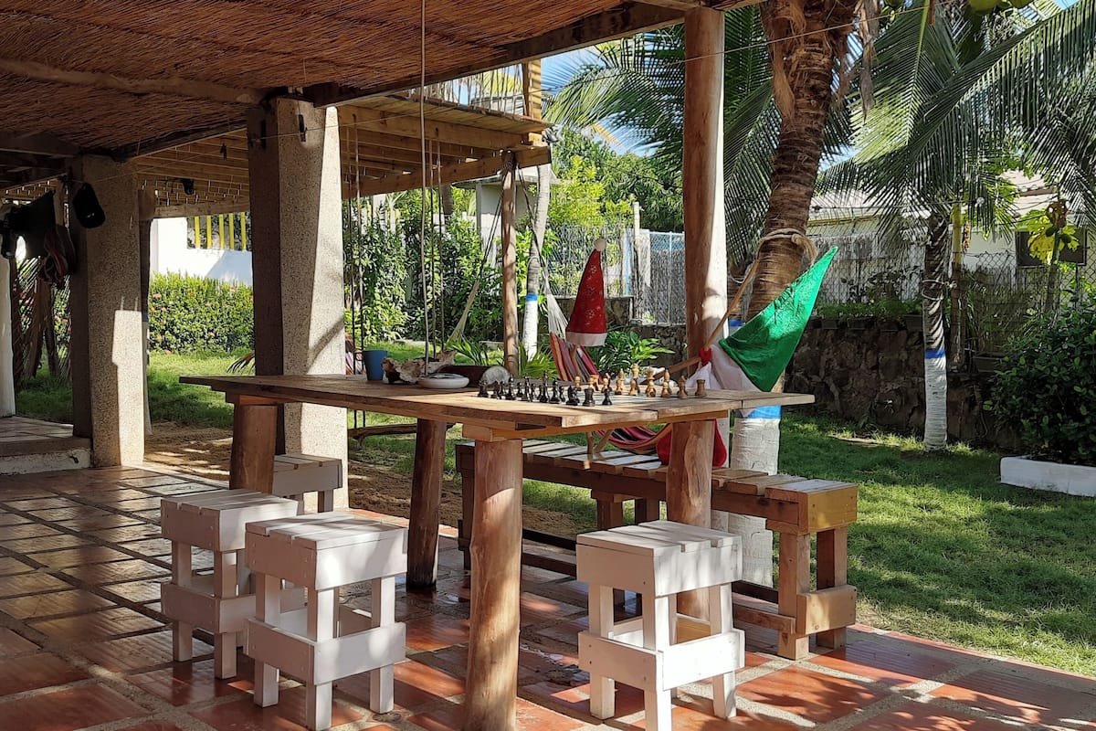 Basic Shared Dormitory | Terrace/patio