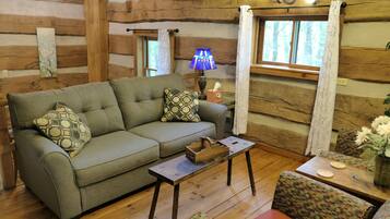 Televisie en een open haard