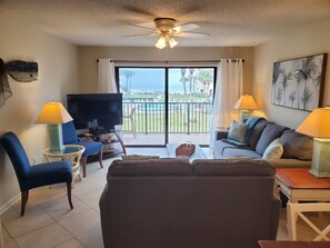 Condo, Multiple Beds, Balcony, Beach View (Summerhouse 433) | Living area | 40-inch flat-screen TV with cable channels, TV - Summerhouse 433 (St. Augustine)