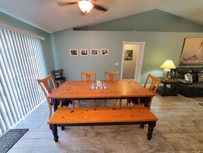 House, Multiple Beds, Patio, Garden View (Crescent Cottage) | Dining - Crescent Cottage (St. Augustine)