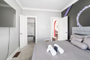 5 soverom, skrivebord, strykejern/-brett og wi-fi (inkludert)