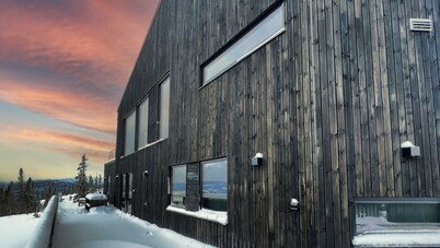 Unique cabin with high standard, view, ski-in/out located at the top of Fagerlia