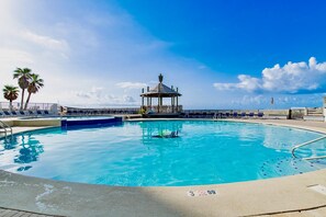 Indoor pool, a heated pool