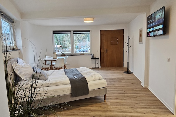 1 Schlafzimmer, Schreibtisch, WLAN, Bettwäsche