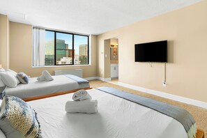 Comfort Apartment, 2 Bedrooms, City View | Premium bedding, blackout drapes, iron/ironing board, free WiFi - Comfort Living Alexandria Apts (Arlington)